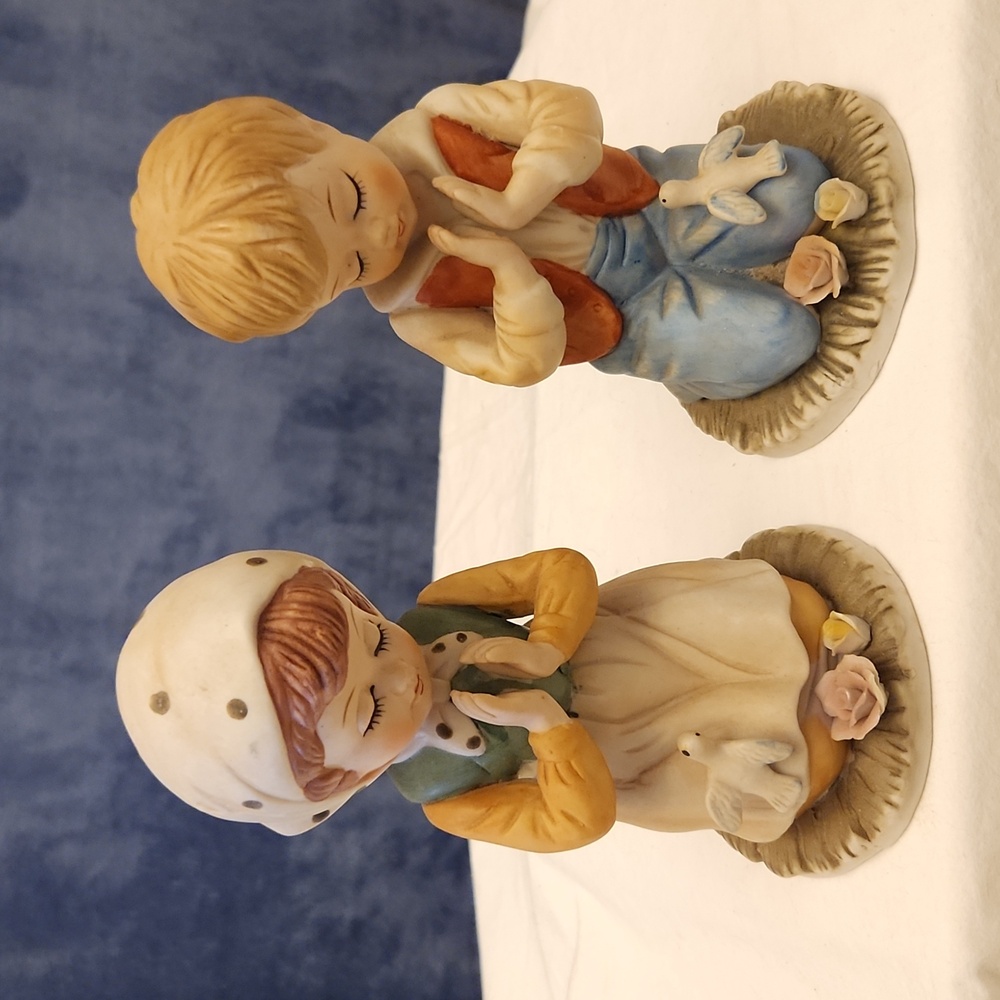 Boy And Girl Praying